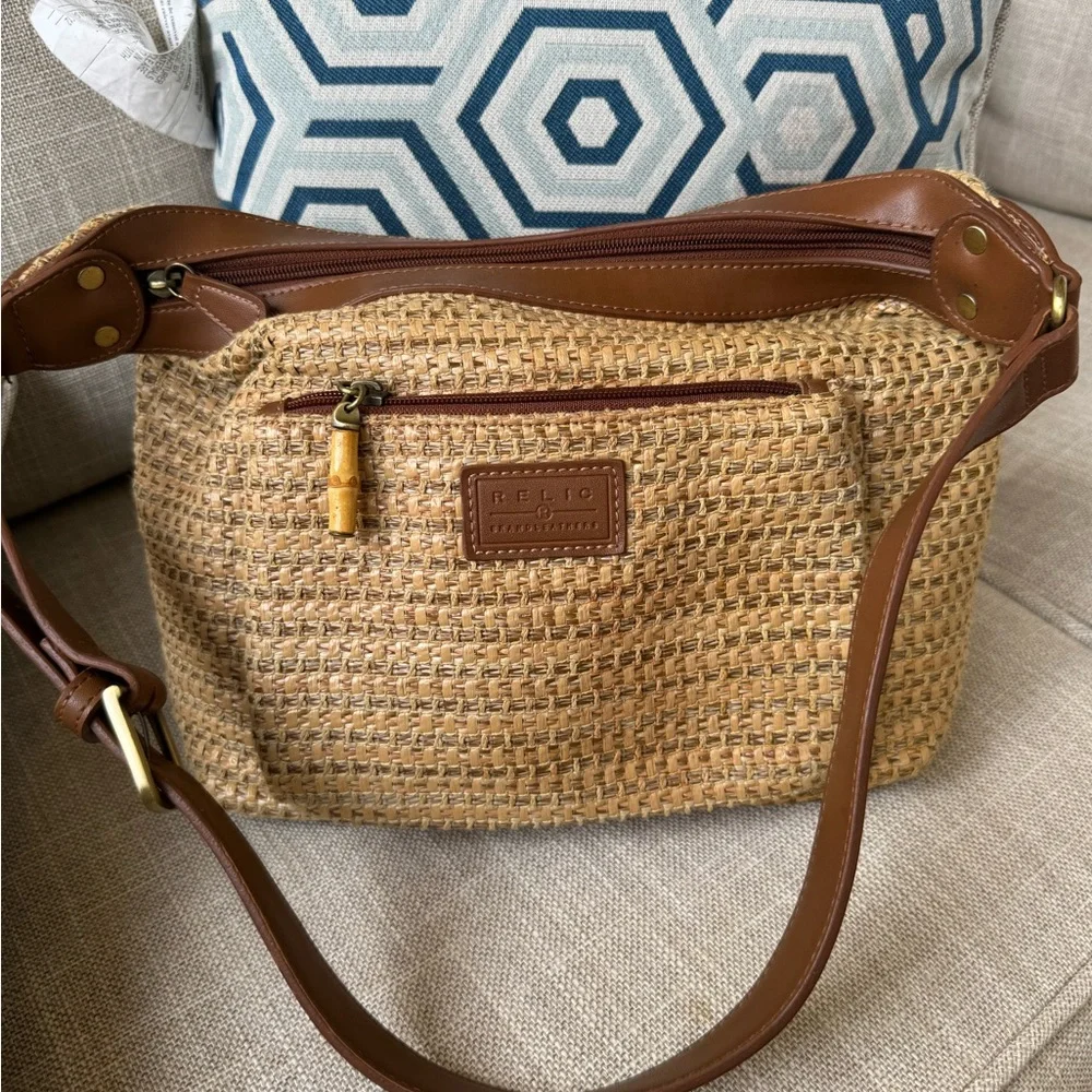 Relic by fossil raffia bag - Picture 3 of 12